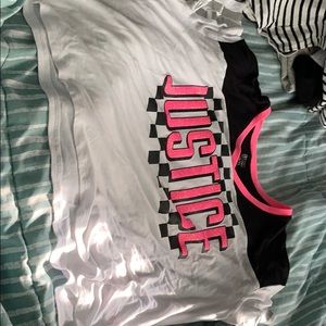 Justice crop top